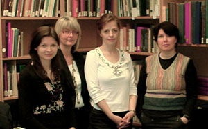Members of the Berlin digitisation and cataloguing team.